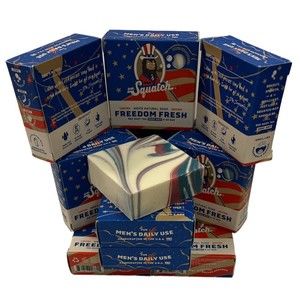 Dr Squatch | Freedom Fresh Scent | Limited Edition Soap  5oz Bar | Made In USA